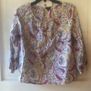 Paisley printed summer top